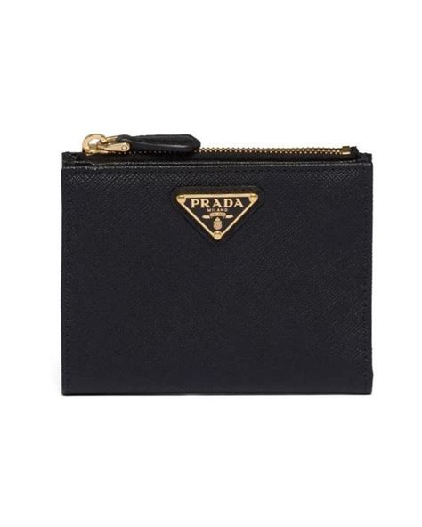 prada black wallet purse|prada nylon cardholders.